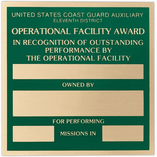 Beacon Custom Aluminum Signage Plate, 40-50 sq. in.