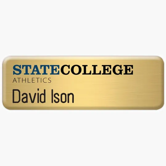 Beacon New York Custom Metal Name Badge