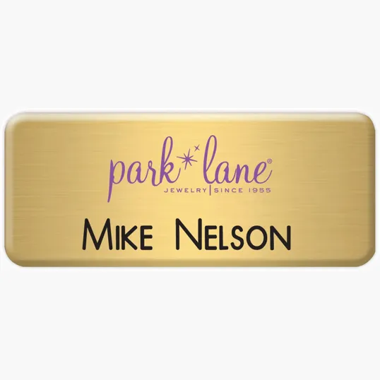 Beacon New York Custom Metal Name Badge