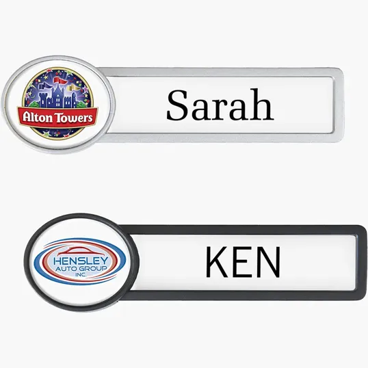 Pittsburgh Reusable Oval Name Badge