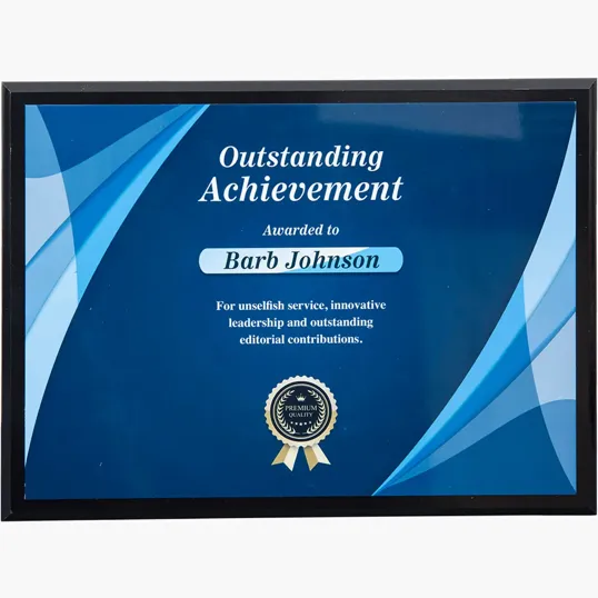 Beacon Sublimated Plaque, 12" x 9" Horizontal