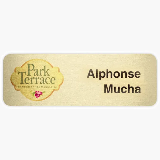 Savannah Custom Metal Name Badge