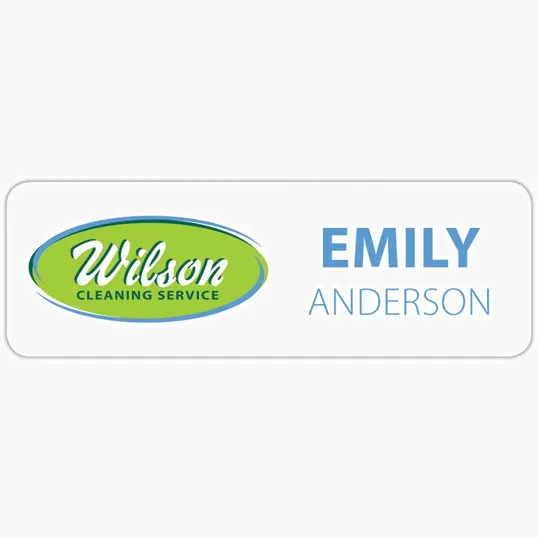Beacon St. Paul Plastic Express Name Badge, 1" x 3"