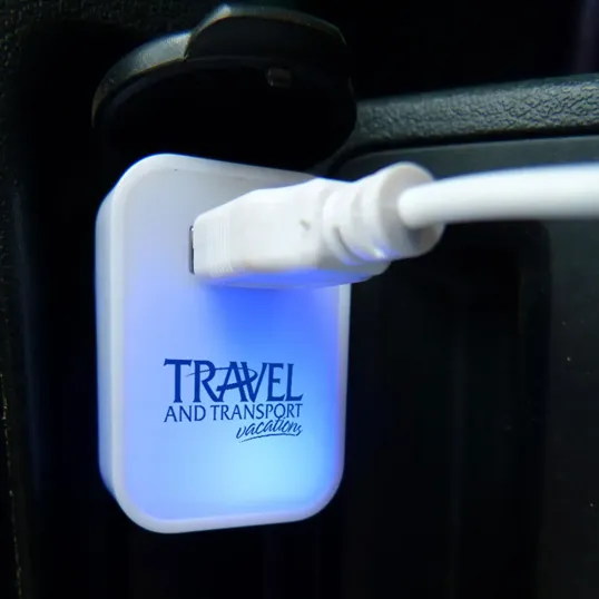 Beacon USB Car Charger with LED Light