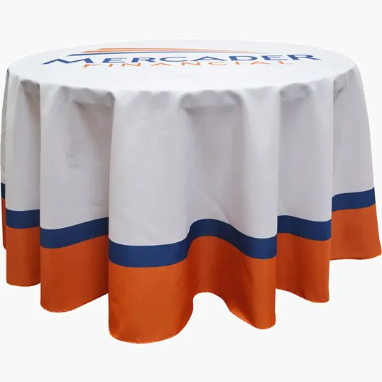 Beacon Full Color Round Table Cover for 3' Diameter Tables