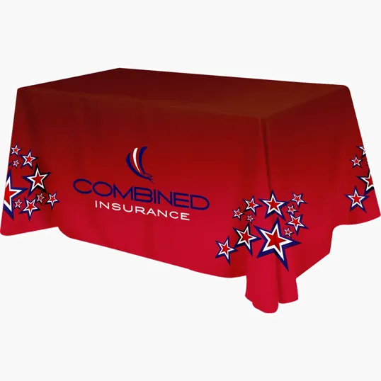 Beacon Polyester 4-Sided Table Cover, 6 Foot