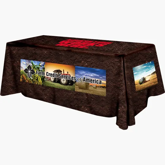 Beacon Polyester Digital Direct Print Table Cover, 8 Foot