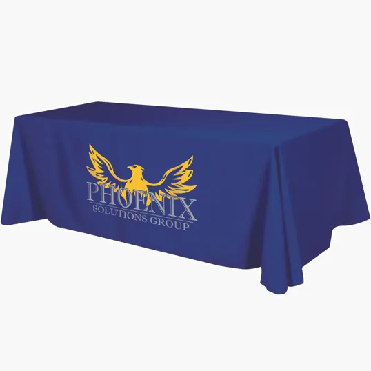 Beacon Flat 3-Sided Table Cover for 8 Foot Tables