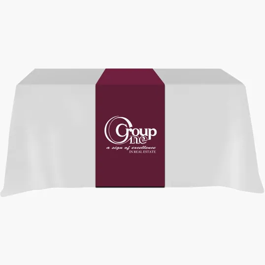 Beacon Table Runner for Trade Show Tables