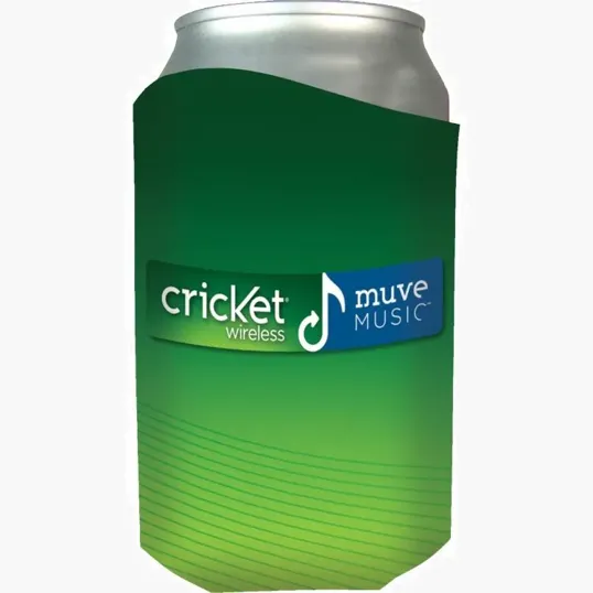 Curve Can Cooler with Four Color Process Imprint