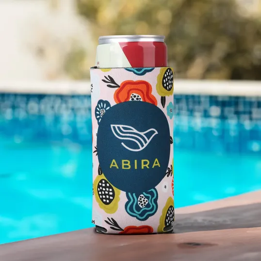 12 oz. Slim Neoprene Seltzer Can Cooler