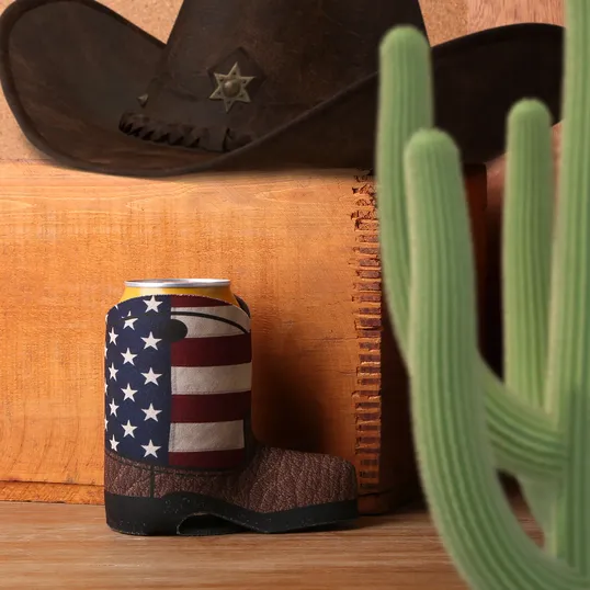Full Color Boot Scuba Can Cooler