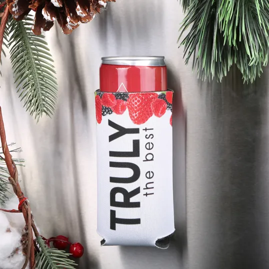 12 Oz. Full-Color Slim Seltzer Magnet Can Cooler (Patent Pending)