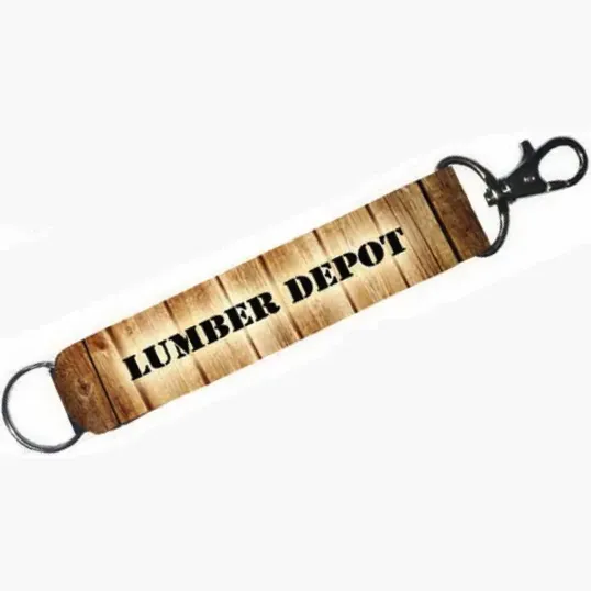 Full Color Deluxe Neoprene Wristband with Key Ring and Lobster Clip
