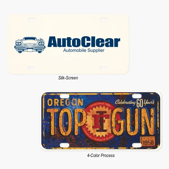 Aluminum Custom License Plate — view 2