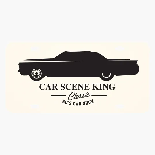 Custom License Plate, 12" x 6" Poly Plastic — view 3