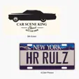 Custom License Plate, 12" x 6" Poly Plastic — view 2
