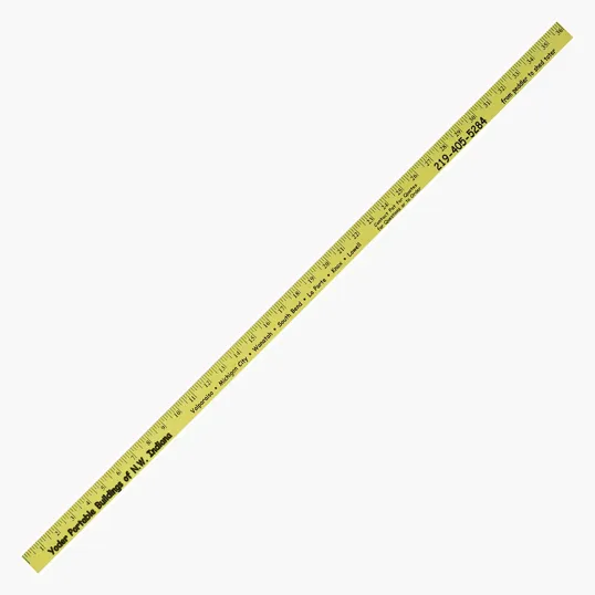 Fluorescent Colorful Enameled Yardstick — view 4
