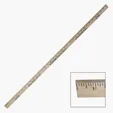 Natural Wood Yardstick, 36" English Scale