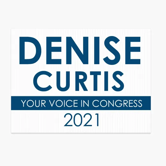 Corrugated Plastic Yard Sign, 24 x 18 in.