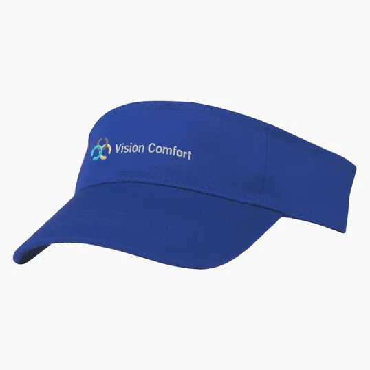 Recycled Polyester Visor with Pre-Curved Brim — view 2