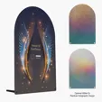 Acrylic Award - Arch Rectangle 10" — view 2