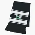 Two-Tone Knit Scarf With Fringe — view 2