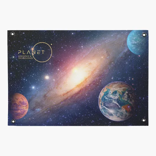 Grommeted Polyester Tapestry, 36" x 24"