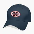 Wave Sandwich Cap, 6-Panel Brushed Cotton Twill — view 6
