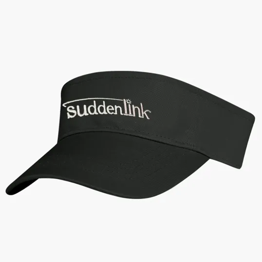 Cotton Twill Visor with Pre-Curved Brim — view 2