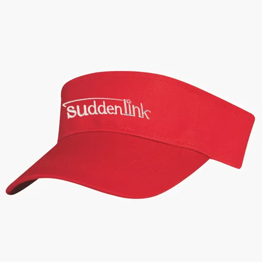 Cotton Twill Visor with Pre-Curved Brim — view 5