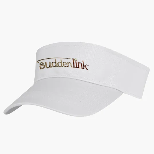 Cotton Twill Visor with Pre-Curved Brim — view 6