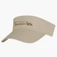 Cotton Twill Visor with Pre-Curved Brim — view 3