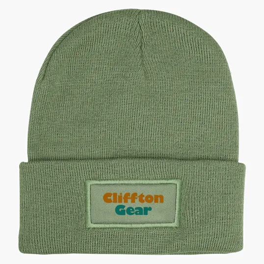 Patch rPET Knit Beanie With Cuff — view 2