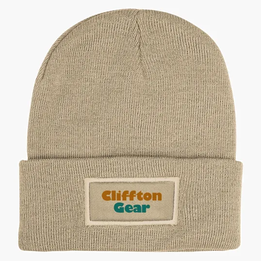 Patch rPET Knit Beanie With Cuff — view 3