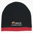 Knit Beanie With Stripe, One Size Fits Most