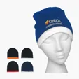 Knit Beanie With Stripe, One Size Fits Most — view 3