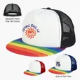 Rainbow Trucker Cap with Mesh Back — view 2