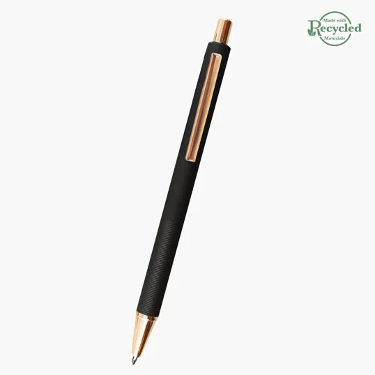 Harlow Recycled Aluminum Pen with Rose Gold Accents — view 8