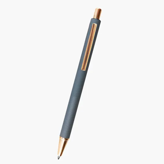 Harlow Recycled Aluminum Pen with Rose Gold Accents — view 9