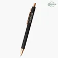 Harlow Recycled Aluminum Pen with Rose Gold Accents — view 2