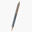 Harlow Recycled Aluminum Pen with Rose Gold Accents — view 9