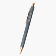 Harlow Recycled Aluminum Pen with Rose Gold Accents — view 3
