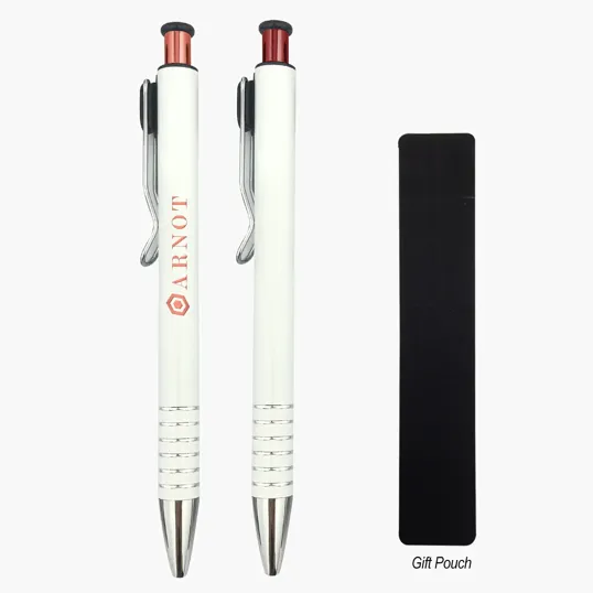 Pop of Color Aluminum Plunger Pen