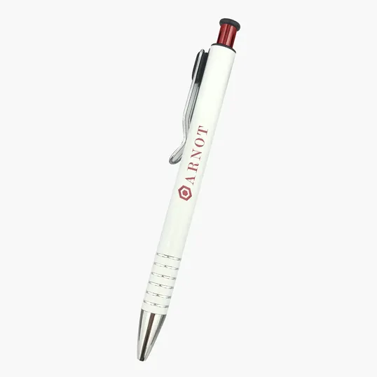 Pop of Color Aluminum Plunger Pen — view 2