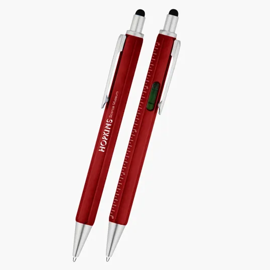 4-In-1 Carpenter Stylus Pen with Level and Ruler — view 3