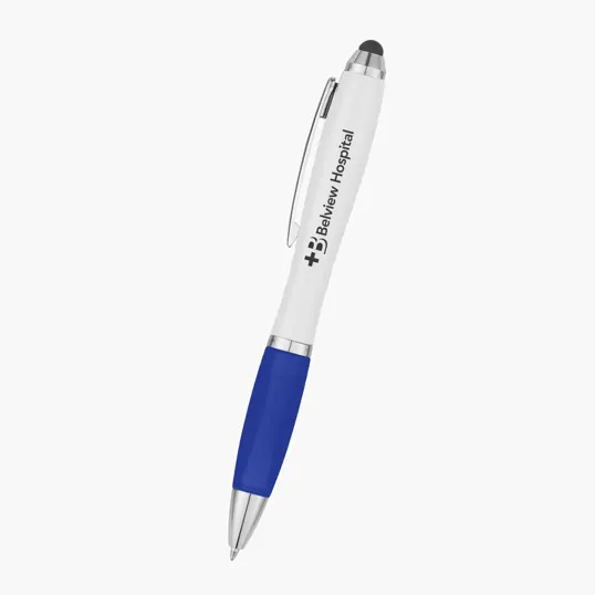 Antibacterial Stylus Pen with Rubber Grip — view 3
