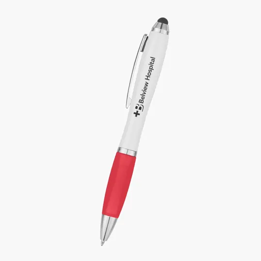 Antibacterial Stylus Pen with Rubber Grip — view 7
