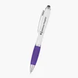 Antibacterial Stylus Pen with Rubber Grip — view 6