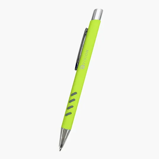 Brea Rubberized Aluminum Plunger Pen — view 2